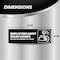 Fuel Stickers Employees Must Wash Hands Sign Sticker: For Foodservice, Peel & Stick, Hvy-Dty, 6''x2'', 4PK Z-EMWH-4PK - alternate 5